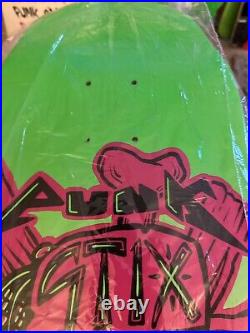 Spoof Metallica Zorlac Brand X Deck Punk Stix SANTA CRUZ NOS SKATEBOARD JESSEE