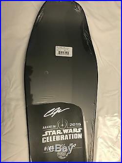 Star Wars Celebration Exclusive Limited Edition Signed Santa Cruz Skateboard