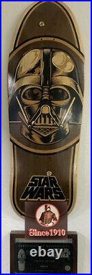 Star Wars Darth Vader Skateboard Deck Santa Cruz Inlaid Wood Skate Deck NIb