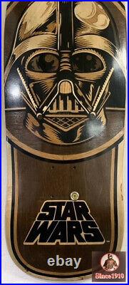 Star Wars Darth Vader Skateboard Deck Santa Cruz Inlaid Wood Skate Deck NIb