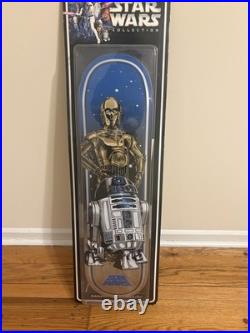 Star Wars R2-D2 & C-3PO Skateboard Brand Santa Cruz deck (2014 Limited Edition)
