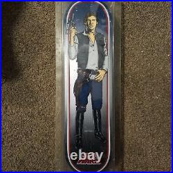 Star Wars Santa Cruz Collectible Skateboard Deck Han Solo New