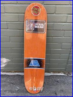 Star Wars Santa Cruz Collectible Skateboard Deck Luke Skywalker New RARE
