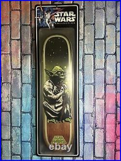 Star Wars Santa Cruz Collectible Skateboard Deck Yoda Blister Package- New