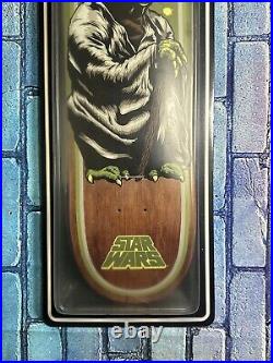 Star Wars Santa Cruz Collectible Skateboard Deck Yoda Blister Package- New