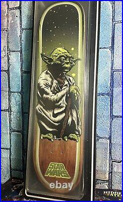 Star Wars Santa Cruz Collectible Skateboard Deck Yoda Blister Package- New