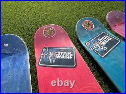 Star Wars Santa Cruz Skateboard Decks (set of 11)