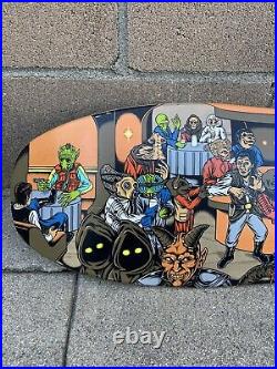 Star Wars Santa Cruz skateboard deck Mos Eisley Cantina Scene Pitchgrim Art NEW