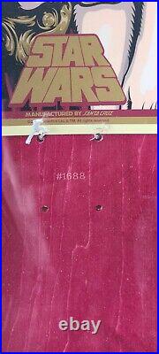 Star Wars Slave Leia Collectible Santa Cruz 31.7 x 7.8 Skateboard Deck #1688
