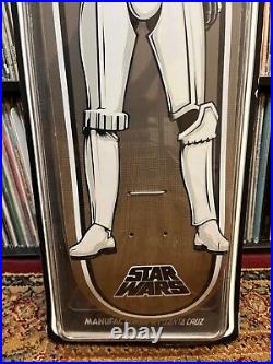 Star Wars Stormtrooper Ltd Santa Cruz Blister Pack Skateboard Deck #826