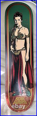 Star Wars X Santa Cruz Skateboard Deck Princess Leia Slave Outfit Wall Art