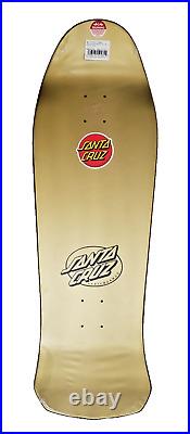 Steve Alba SALBA Santa Cruz Gold Witch Doctor Skateboard Reissue Deck 10.4 x 32