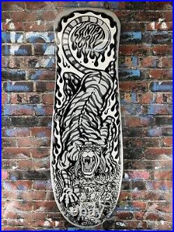 Steve Alba SALBA Tiger Santa Cruz Skateboard Dust to Dust Reissue