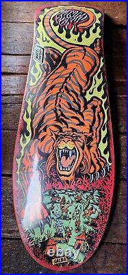Steve Alba Salba Santa Cruz Tiger Skateboard Deck