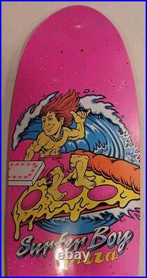 Stranger Things Pizza Boy SANTA CRUZ Reissue Skateboard Deck NEW OLD SCHOOL-NIP