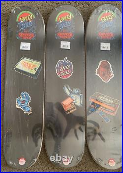 Stranger Things X Santa Cruz Skateboard decks Season 1-4 -grosso roskopp kendall