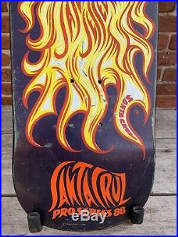Super Rare Santa Cruz Jason Jessee Sun God Mini 1988 Vintage Skateboard
