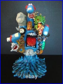 THE PITCHGRIM HAND Custom Kidrobot Santa Cruz Skateboards Screaming Hand Figure