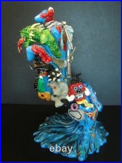 THE PITCHGRIM HAND Custom Kidrobot Santa Cruz Skateboards Screaming Hand Figure