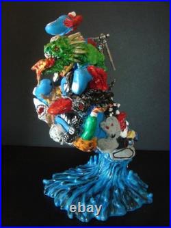 THE PITCHGRIM HAND Custom Kidrobot Santa Cruz Skateboards Screaming Hand Figure