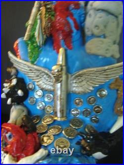 THE PITCHGRIM HAND Custom Kidrobot Santa Cruz Skateboards Screaming Hand Figure