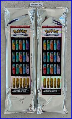 TWO Santa Cruz Pokémon Blind Bag Skateboard Decks Factory Sealed UNOPENED