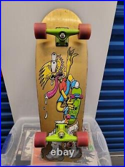 The Simpsons 500th episode Santa Cruz Slasher Skateboard. Rare CLASSIC! VINTAGE