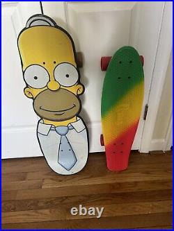 The Simpsons Homer Simpson Skateboard By Santa Cruz 10×32 Complete + Penny