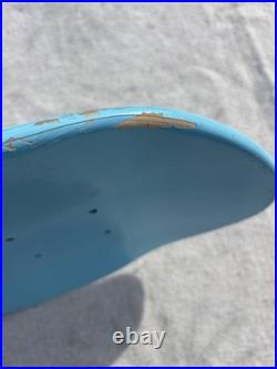 The Simpsons Santa Cruz Bart slasher Blue Skateboard Deck Limited