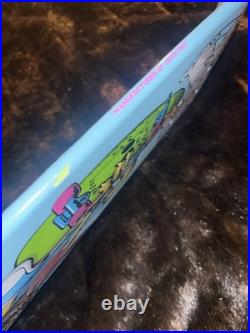 The Simpsons Santa Cruz Bart slasher Blue Skateboard Deck Limited