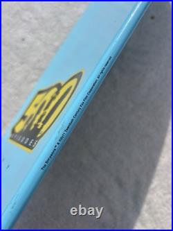 The Simpsons Santa Cruz Bart slasher Blue Skateboard Deck Limited