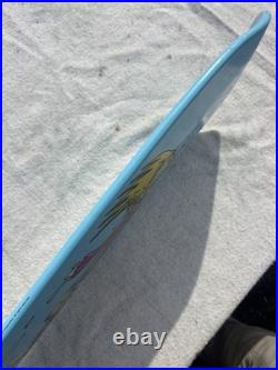 The Simpsons Santa Cruz Bart slasher Blue Skateboard Deck Limited
