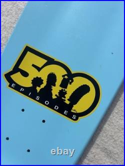 The Simpsons Santa Cruz Bart slasher Blue Skateboard Deck Limited