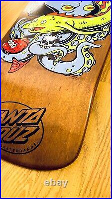 The Simpsons x Santa Cruz Sea Captain Skateboard Deck Rare and Out of Stock