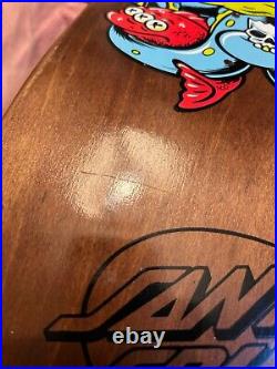 The Simpsons x Santa Cruz Sea Captain Skateboard Deck Rare and Out of Stock