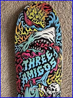 Three Amigos Sailor Jerry Tallboy666 Skateboard rare gnosis santa cruz england