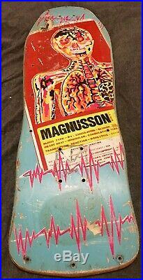 Tony Magnusson Original 1987 H Street skateboard, powell, santa cruz