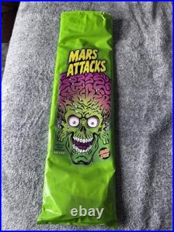 Topps Mars Attacks Santa Cruz Sparkle Reaper Blue Glitter Skateboard Deck 8.25