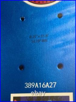 Topps Mars Attacks Santa Cruz Sparkle Reaper Blue Glitter Skateboard Deck Rare