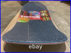 Used Santa Cruz Erick Winkowski Dope Planet Skateboard Deck Rare Pool Vert Natas