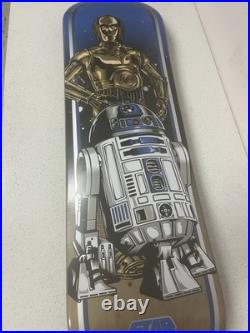 Used Star Wars Droids R2D2 and C3PO Santa Cruz Skateboard Collectors Item #1119