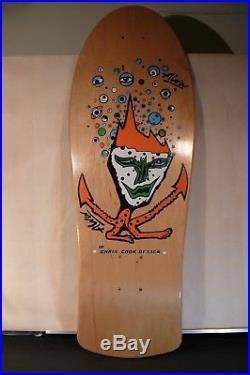 VINTAGE NOS'84-'87 ALVA Skateboard Chris Cook MINT Zorlac Santa Cruz Vision