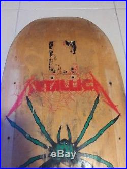 VINTAGE OG Skateboard deck Zorlac Metallica. Powell Peralta Alva Santa Cruz