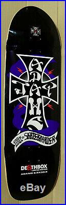 VINTAGE SKATEBOARD Deathbox Jay Adams deck 2002 Z Flex Santa Cruz