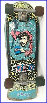 VTG OG Late 80s Santa Cruz Spidey Rare SC Swindle Skateboard