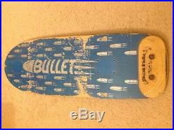 VTG Original / Santa Cruz The Bullet old school skateboard pig deck / USED