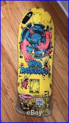 VTG Rob Roskopp Target 3 Skateboard Deck Santa Cruz 1986 Jim Phillips Original