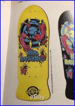 VTG Rob Roskopp Target 3 Skateboard Deck Santa Cruz 1986 Jim Phillips Original