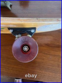 Vintage 1970's Santa Cruz Skateboard. Road Rider 4 Bennett Trucks