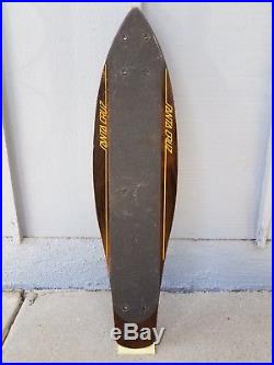 Vintage 1977 Santa Cruz Henry Hester H-Bomb Slalom Skateboard